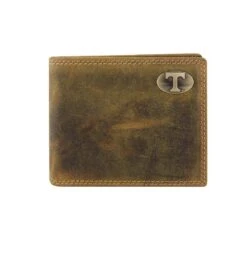 Leather Vintage Tan Bi-fold Wallet