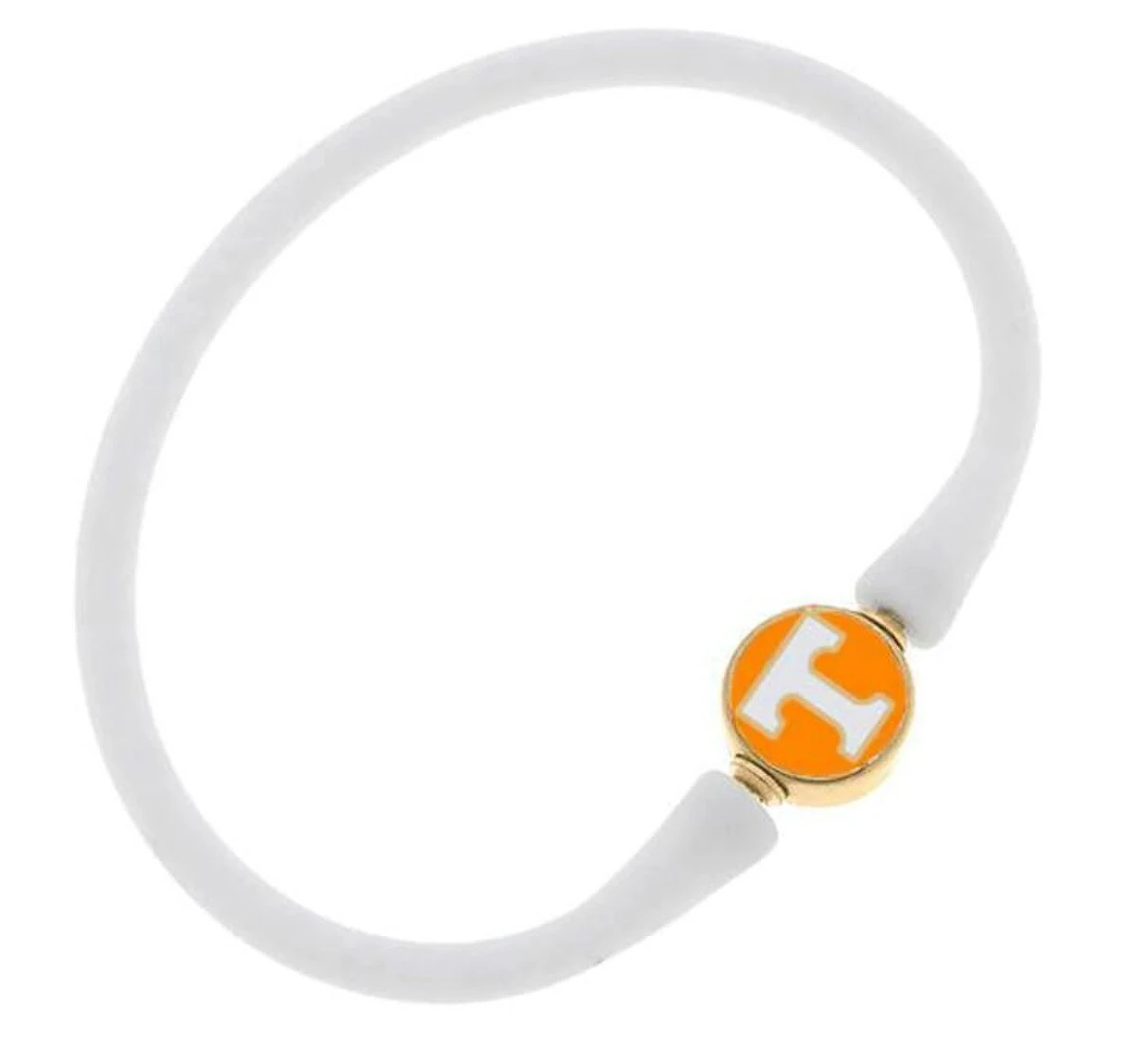 Silicone White Bracelet 1 Silicone White Bracelet