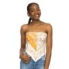 Mist Tie-Back Bandana Crop