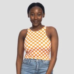 Tennessee Checkerboard Crop Tank
