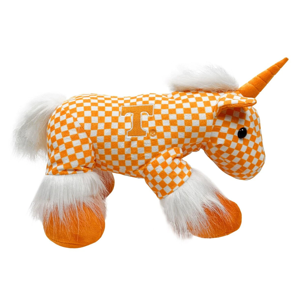 Plush Tennessee Checkerboard Unicorn 1 Plush Tennessee Checkerboard Unicorn
