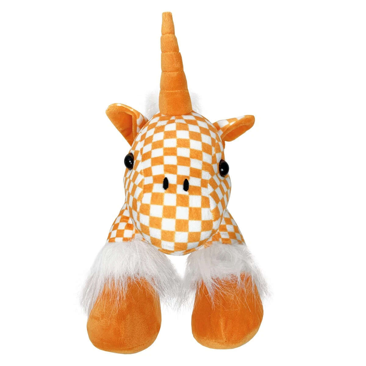 Plush Tennessee Checkerboard Unicorn 2 Plush Tennessee Checkerboard Unicorn - Image 2