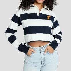 Women's Tennessee Crop Rugby Polo