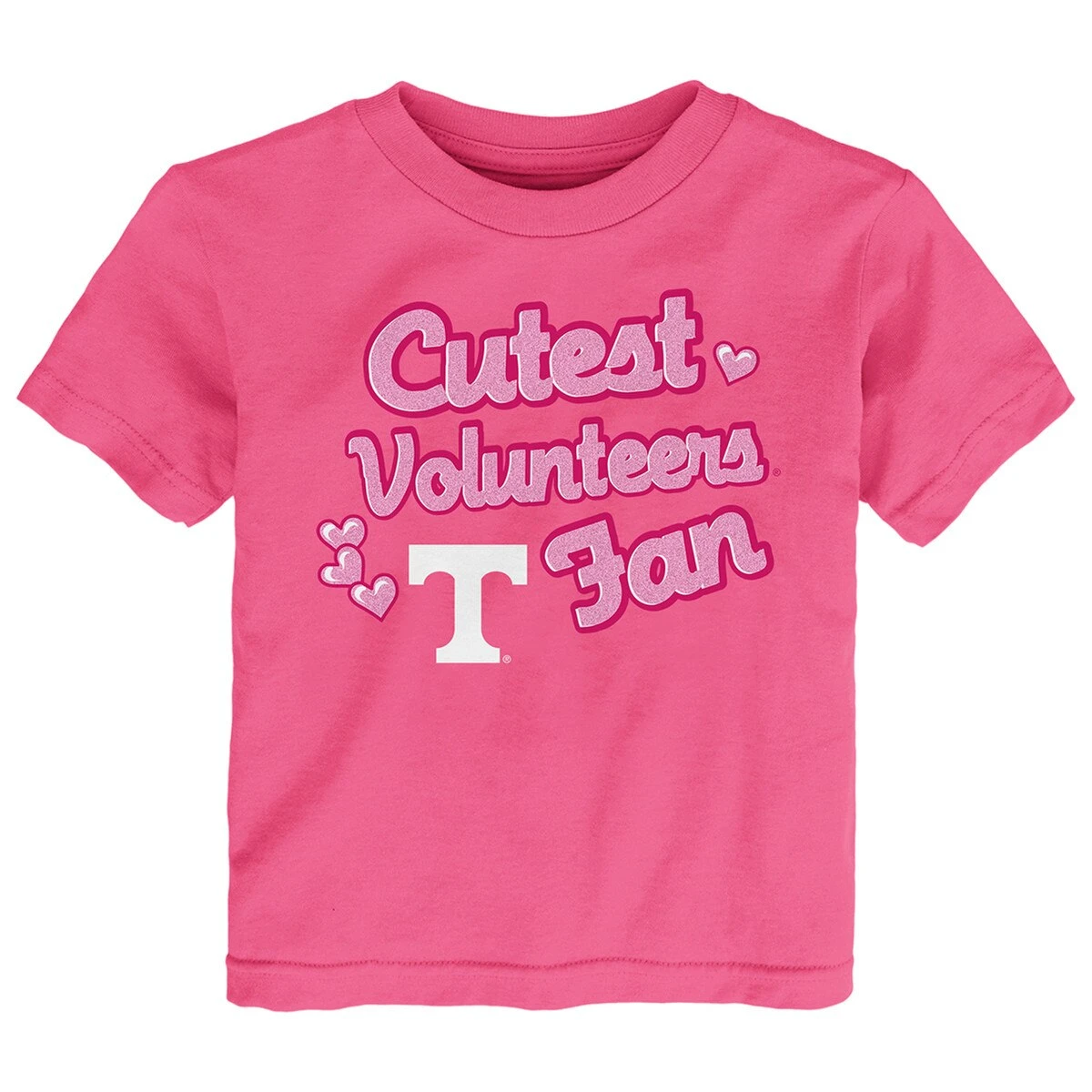 Tennessee Toddler Cutest Fan Hearts Tee 1 Tennessee Toddler Cutest Fan Hearts Tee
