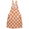 Youth Checkerboard Bib Overall Dress