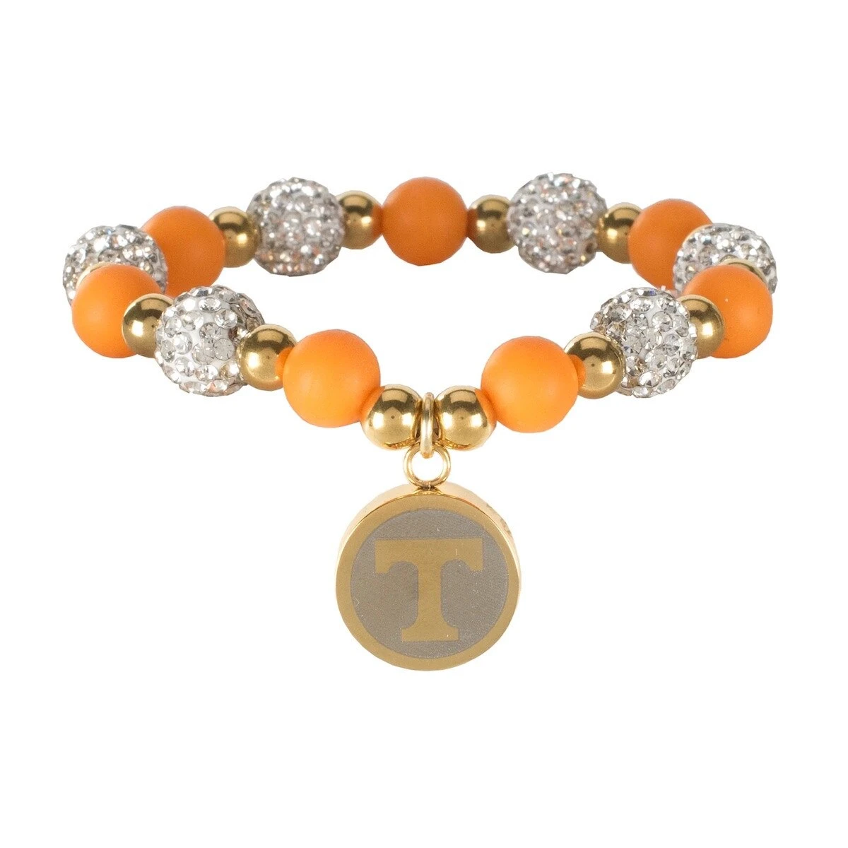 Beaded Tennessee Bracelet Gold 1 Beaded Tennessee Bracelet Gold