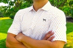 Tennessee Volunteer Traditions Bluetick Dots Polo